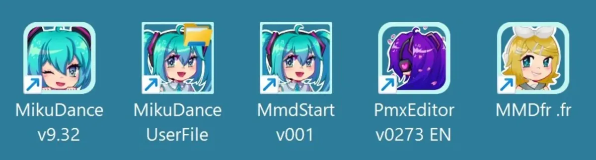 Icons made by artist @Yhozai for MmdStart