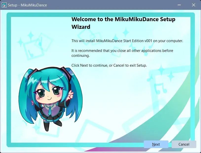 MmdStart MikuMikuDance Installer by MmdFr.fr